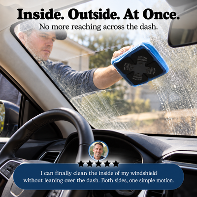 Dual Magnetic Windshield Cleaner