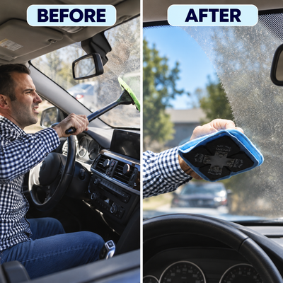 Dual Magnetic Windshield Cleaner