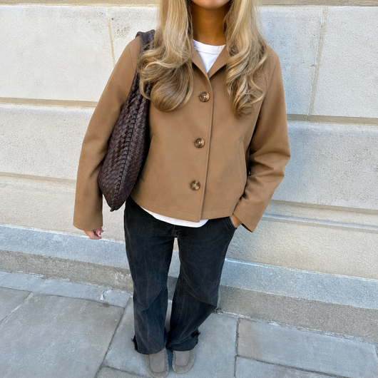 Relivic™ Heritage Cropped Trench Coat
