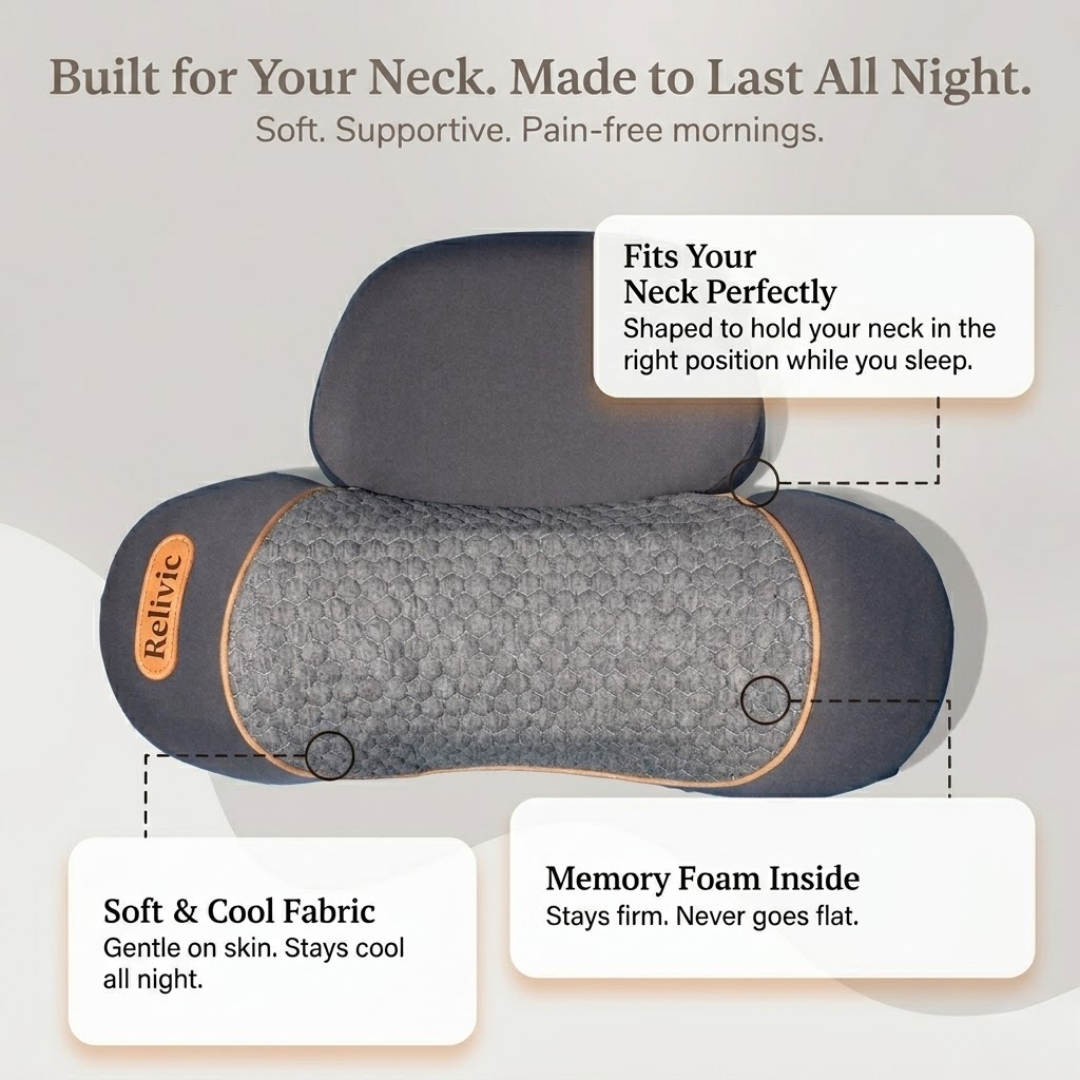 Relivic™ NeckRelax Heating Pillow
