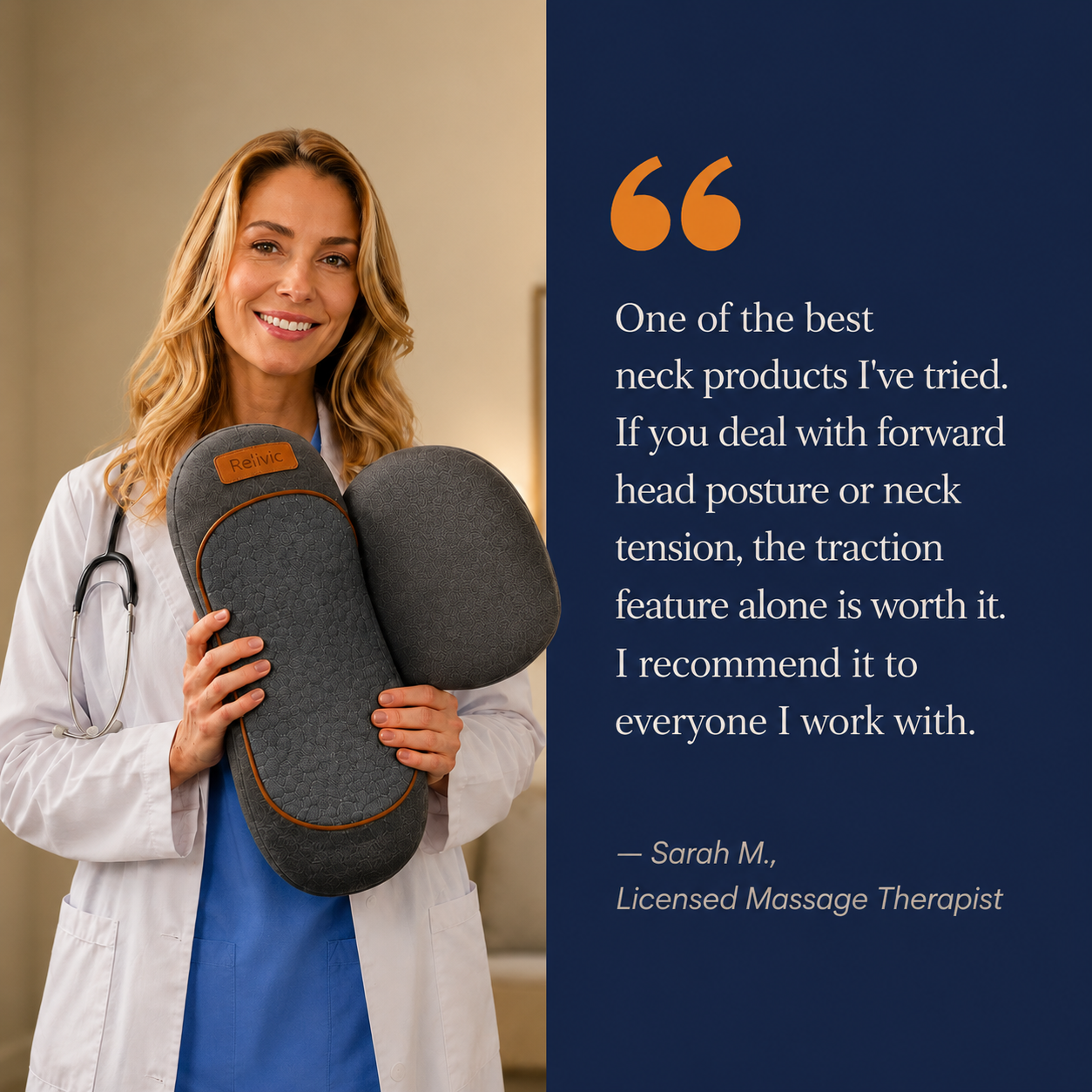 Relivic™ NeckRelax Heating Pillow