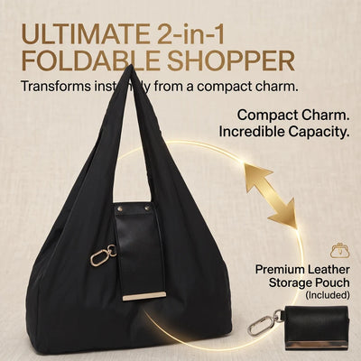 Relivic™ Foldable Keychain Shopping Tote Bag