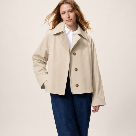 Relivic™ Heritage Cropped Trench Coat