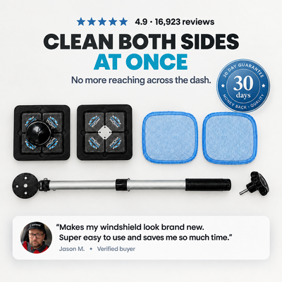 Dual Magnetic Windshield Cleaner