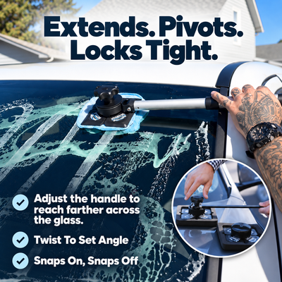 Dual Magnetic Windshield Cleaner